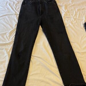 Women Black Jeans by AGOLDE